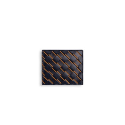 BOTTEGA VENETA INTRECCIATO BI-FOLD WALLET IN BLUE (11*9.5*1cm) BOTTEGA VENETA INTRECCIATO BI-FOLD WALLET IN BLUE (11*9.5*1cm)